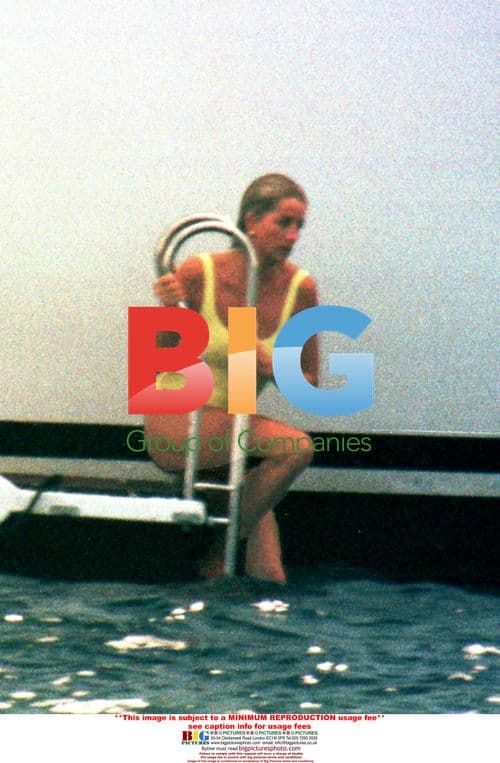 Diana and Dodi on holiday in Sardinia