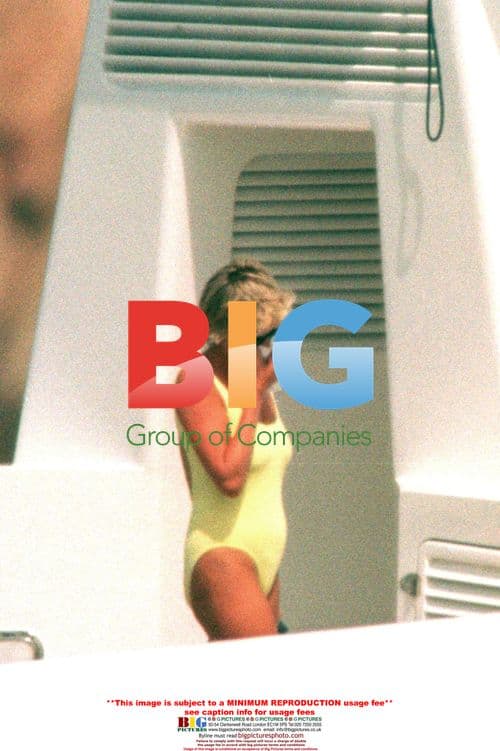 Diana and Dodi on holiday in Sardinia