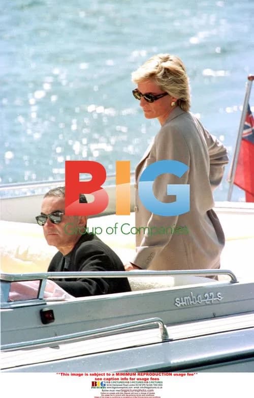 Diana and Dodi on Sardinia Holiday