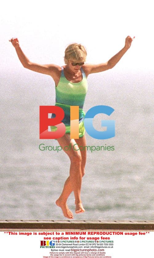 Princess Diana on Yacht with Children