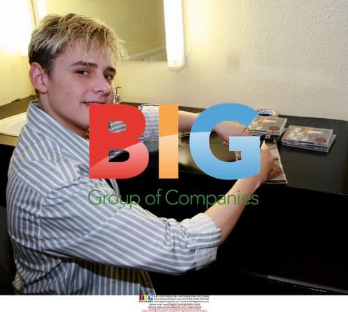 Shaun Rogerson Backstage at X Factor Surprise Concert