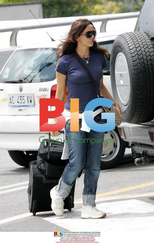 Italian Journalist Monica Casti Departs Rome Airport