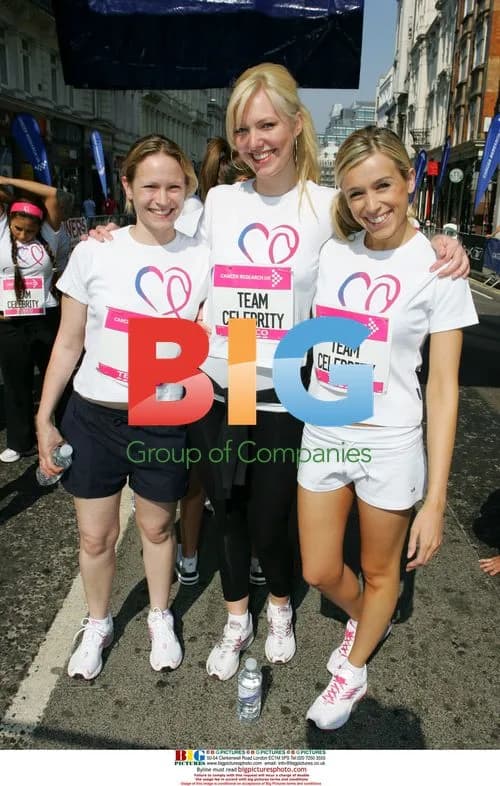 Lara Lewington at Cancer Research UK Race for Life