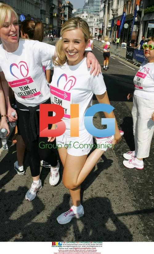Lara Lewington at Cancer Research UK Race for Life