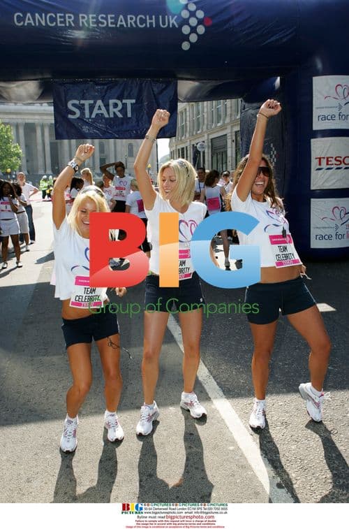 Soap stars at Cancer Research UK Race for Life