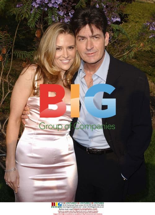 Charlie Sheen and Brooke Wolofsky at Chrysalis Butterfly Ball