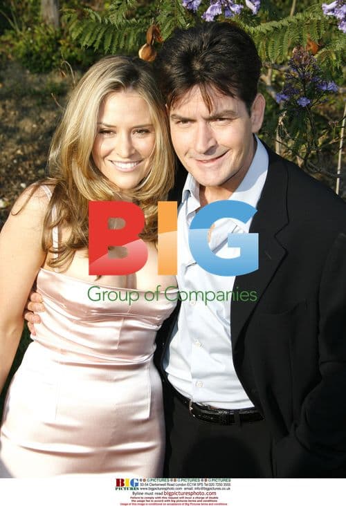 Charlie Sheen and Brooke Wolofsky at Chrysalis Butterfly Ball