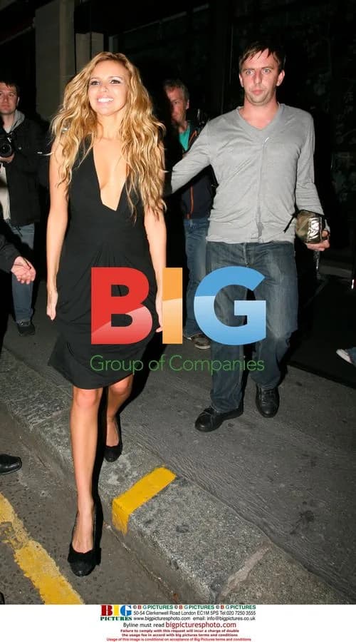 Singer Nadine Coyle at Girls Aloud end of tour party