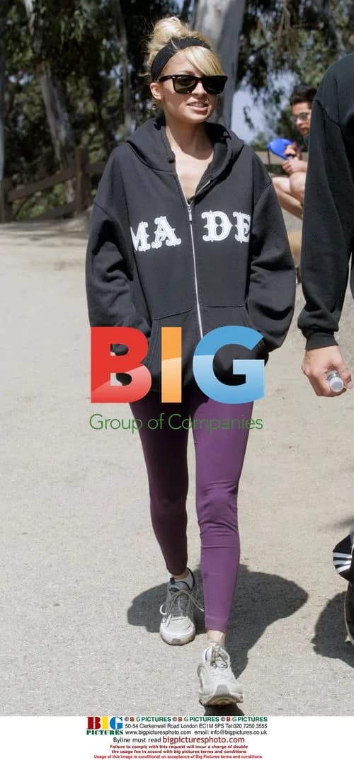 Nicole Richie Takes a Hike in Beverly Hills