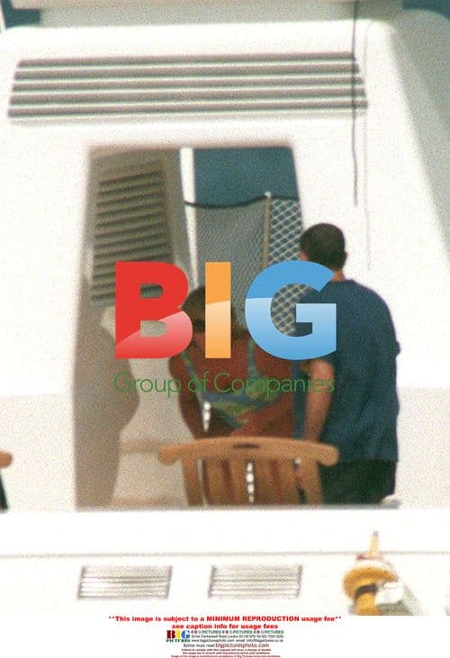 Diana, Dodi and Mohamed Al Fayed on holiday in Saint Tropez