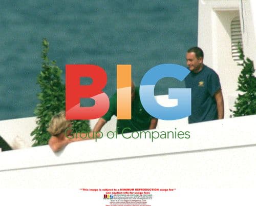 Diana, Dodi, and Mohamed Al Fayed in Saint Tropez