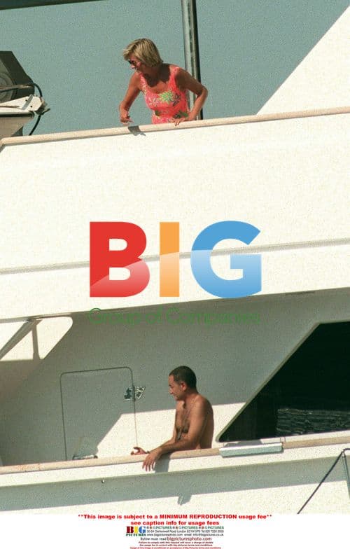 Diana and Dodi on Holiday in Saint Tropez