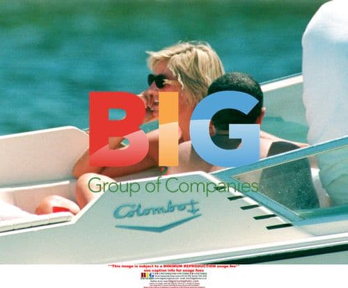 Diana, Princess of Wales, Dodi Al Fayed on holiday in Saint Tropez