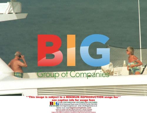 Lady Di and Sons on Holiday in Saint Tropez