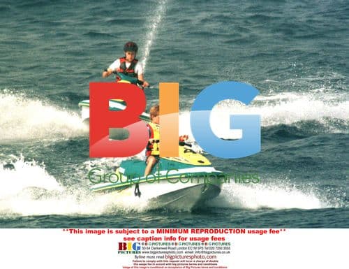 Lady Di and sons on holiday in Saint Tropez