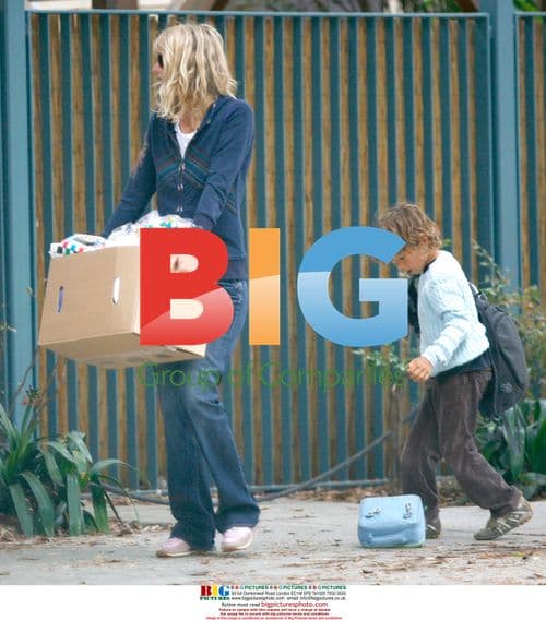 Laura Dern takes son Ellery to school