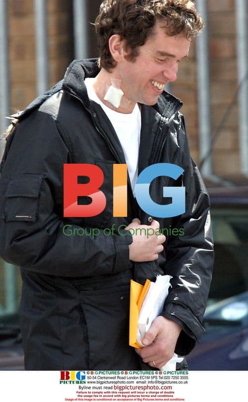 Emmerdale actor Mark Charnock in PJs