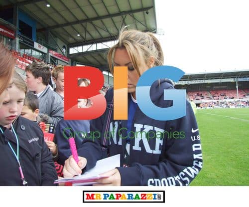 Michelle Heaton at Celebrity Soccer 6 event