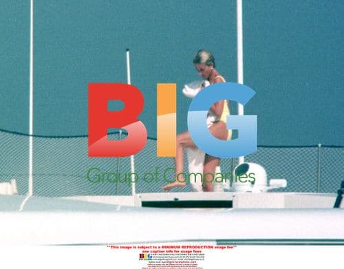 Princess Diana and Dodi Al Fayed on holiday in Nice, France