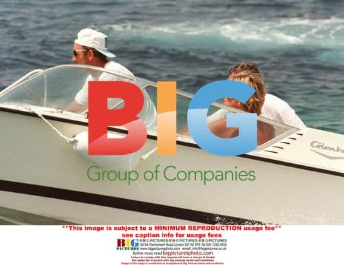 Princess Diana on Holiday in Saint Tropez