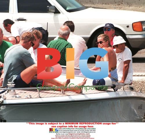 Princess Diana on Holiday in St Tropez
