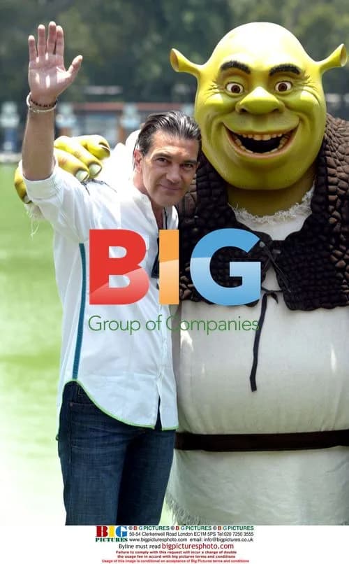 Antonio Banderas and Eugenio Berbez promote Shrek the Third