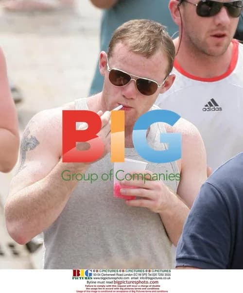 Coleen McLoughlin and Wayne Rooney on vacation