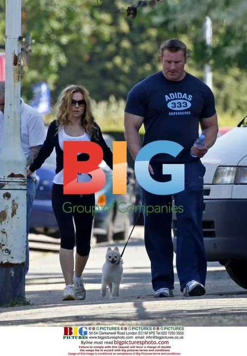 Geri Halliwell Exercising with Trainer