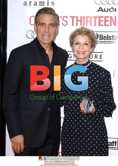 George Clooney and mother Nina at 'Ocean's Thirteen' premiere