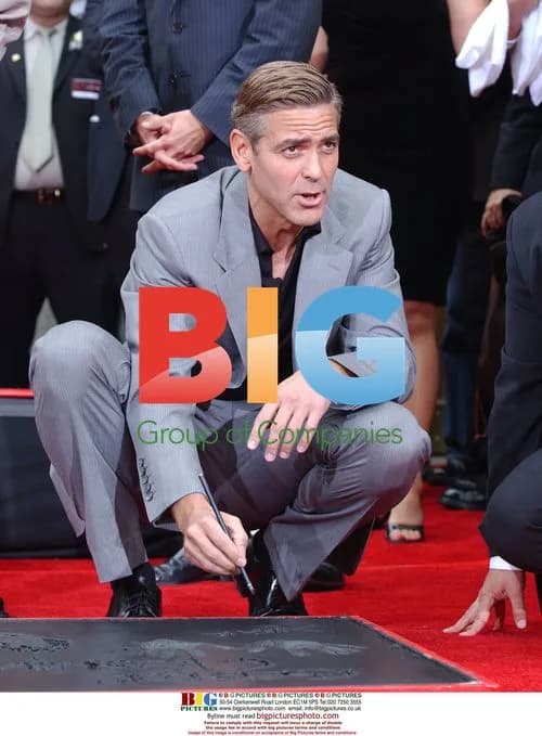 George Clooney at Ocean's Thirteen Ceremony