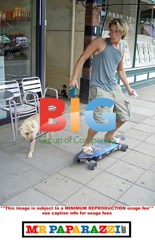 Ziggy from Big Brother with Dog