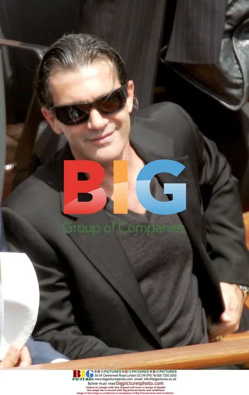 Antonio Banderas at Roland Garros