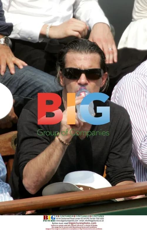Antonio Banderas at French Open