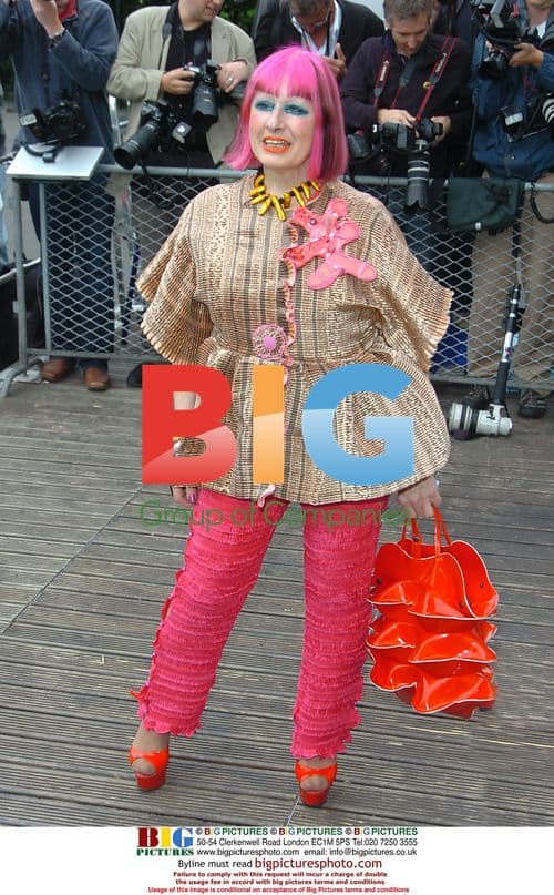 Zandra Rhodes at Graduate Fashion Week