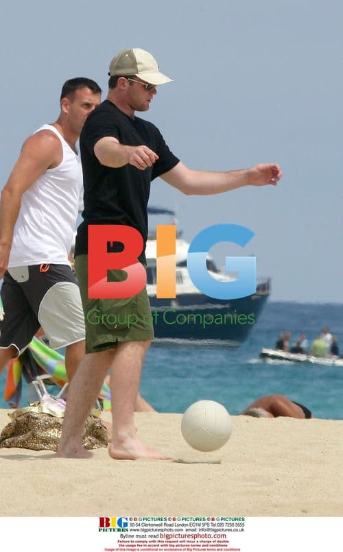 Wayne Rooney and Coleen McLoughlin in St Tropez