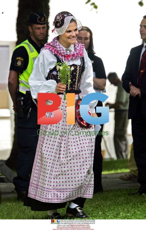 Crown Princess Victoria in Traditional Costume