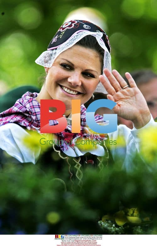 Crown Princess Victoria in Traditional Costume