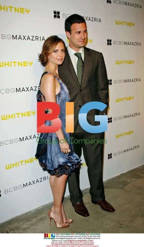 Sarah Michelle Gellar and Freddie Prinze, Jr. at Whitney Contemporaries Art Party
