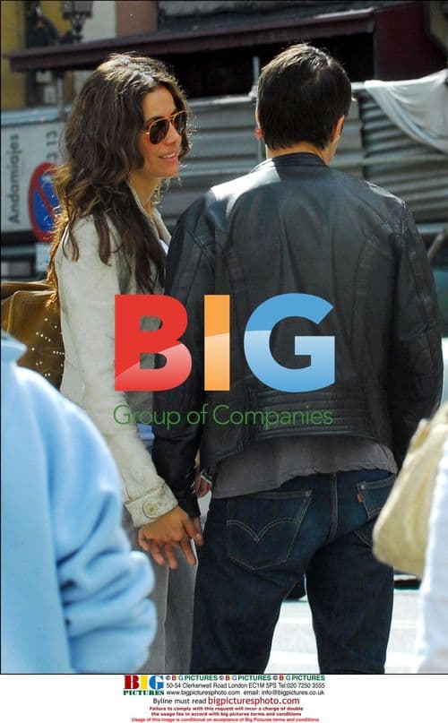 Olivier Marinez and Goya Toledo in Madrid