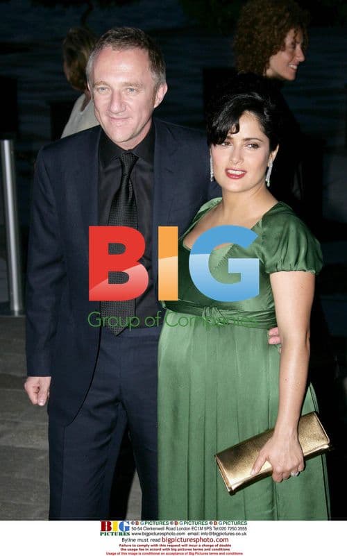 Salma Hayek and François-Henri Pinault at 52nd Biennale Private Dinner