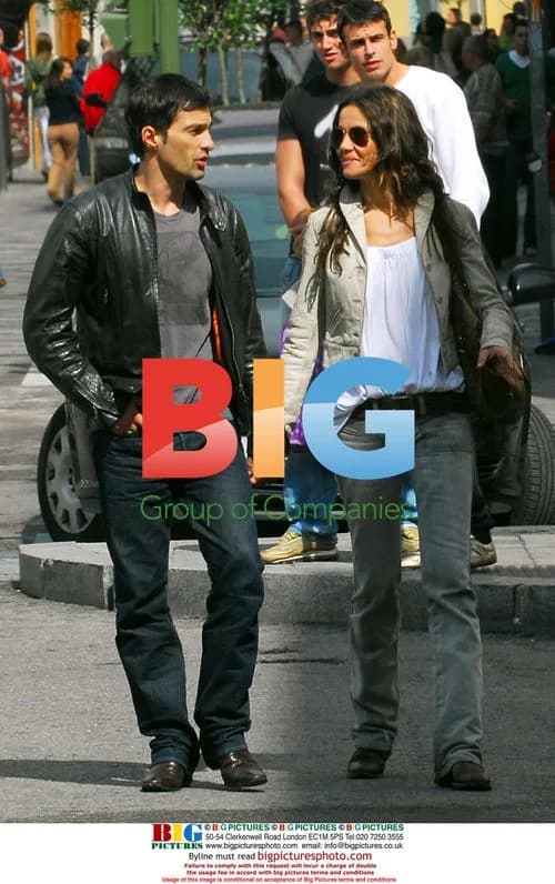 Olivier Marinez and Goya Toledo Spotted in Madrid