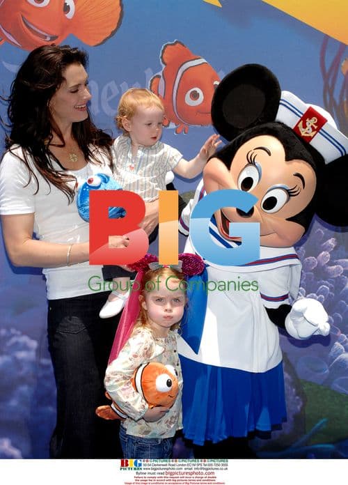 Brooke Shields and daughters at Disneyland