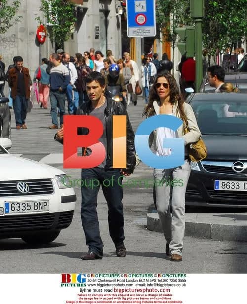 Olivier Martinez and Goya Toledo in Madrid