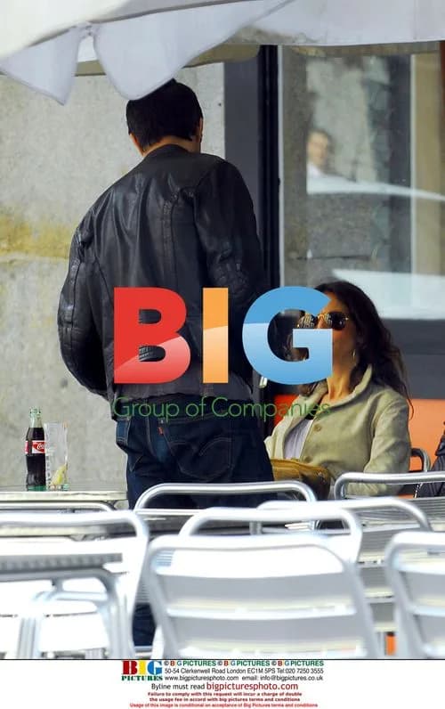 Olivier Martinez and Goya Toledo in Madrid