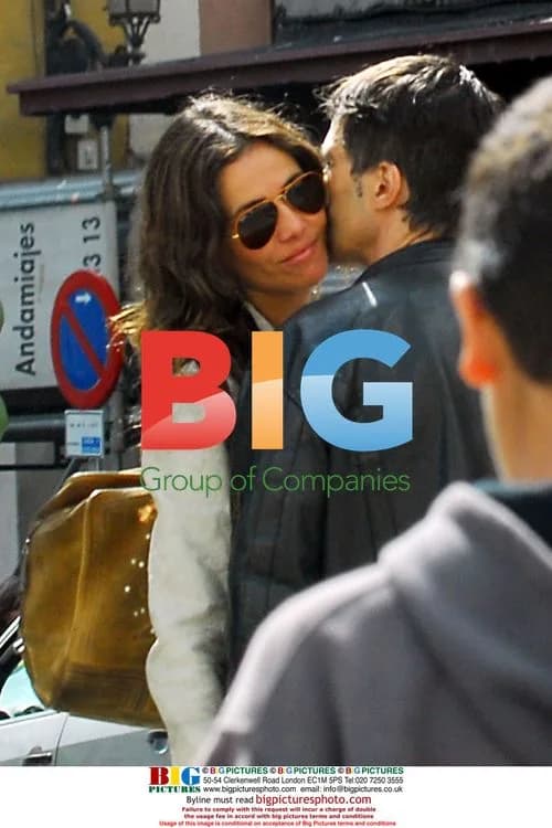 Olivier Martinez and Goya Toledo in Madrid