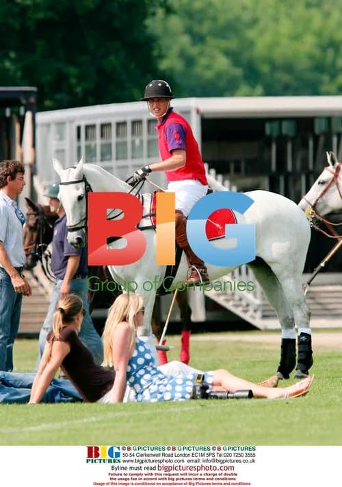 Prince William playing polo