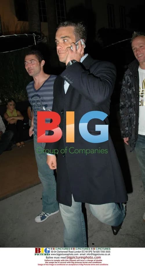 Robbie Williams at Teddy's nightclub