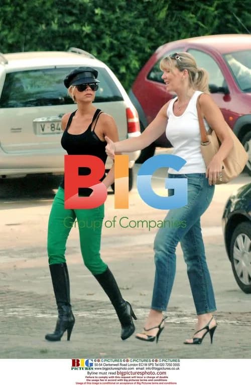 Victoria Beckham Seen in Strange Outfit in Madrid