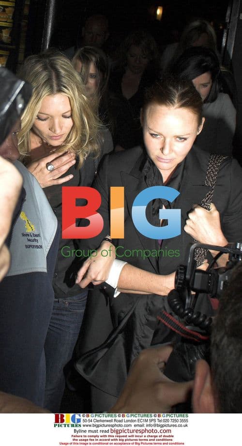 Kate Moss and Stella McCartney at Paul McCartney Gig