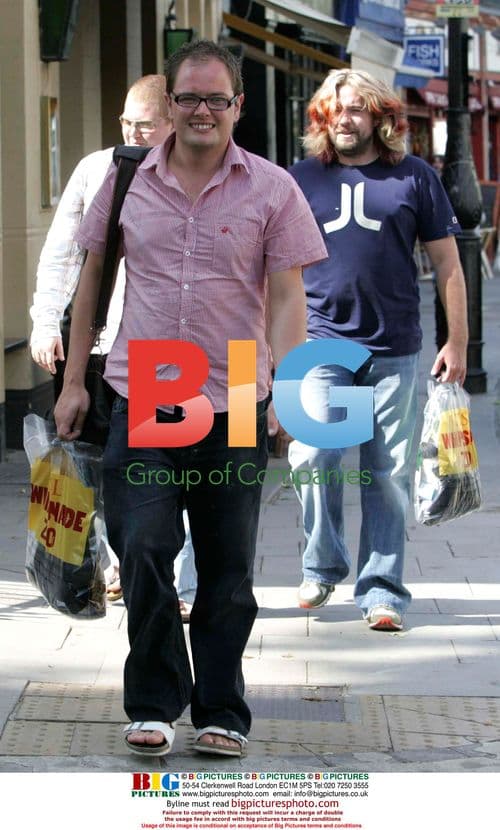 Justin Lee Collins and Alan Carr in London